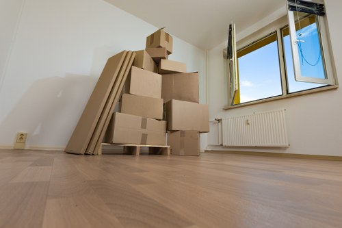 Packing and loading for a commercial relocation in North London