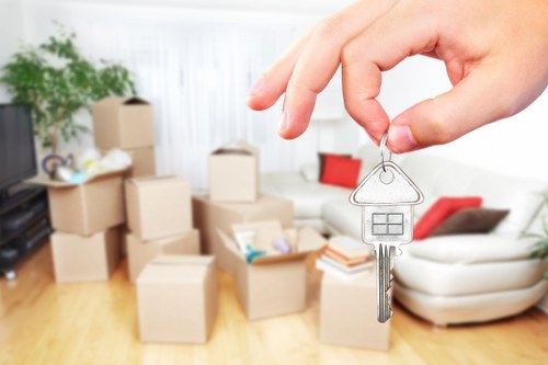 Careful handling of household items during a house removal in Haringey