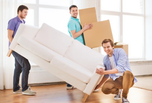 Man with a van helping with a home move in Haringey