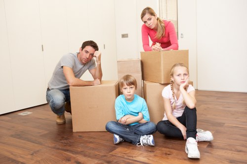 Professional removals service handling household items in Haringey