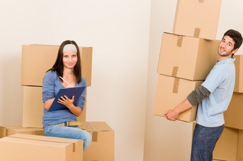 Local movers loading household items for a Haringey relocation